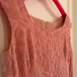 Vintage long pink tunic dress